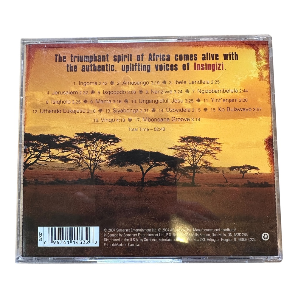 Reflections Insingizi Spirit Of Africa Audio CD World Music Uplifting African - Picture 2 of 2